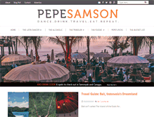 Tablet Screenshot of pepesamson.com